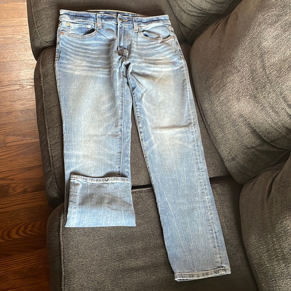 Aeropostale jeans size 32/30 athletic skinny,  light blue,  worn once